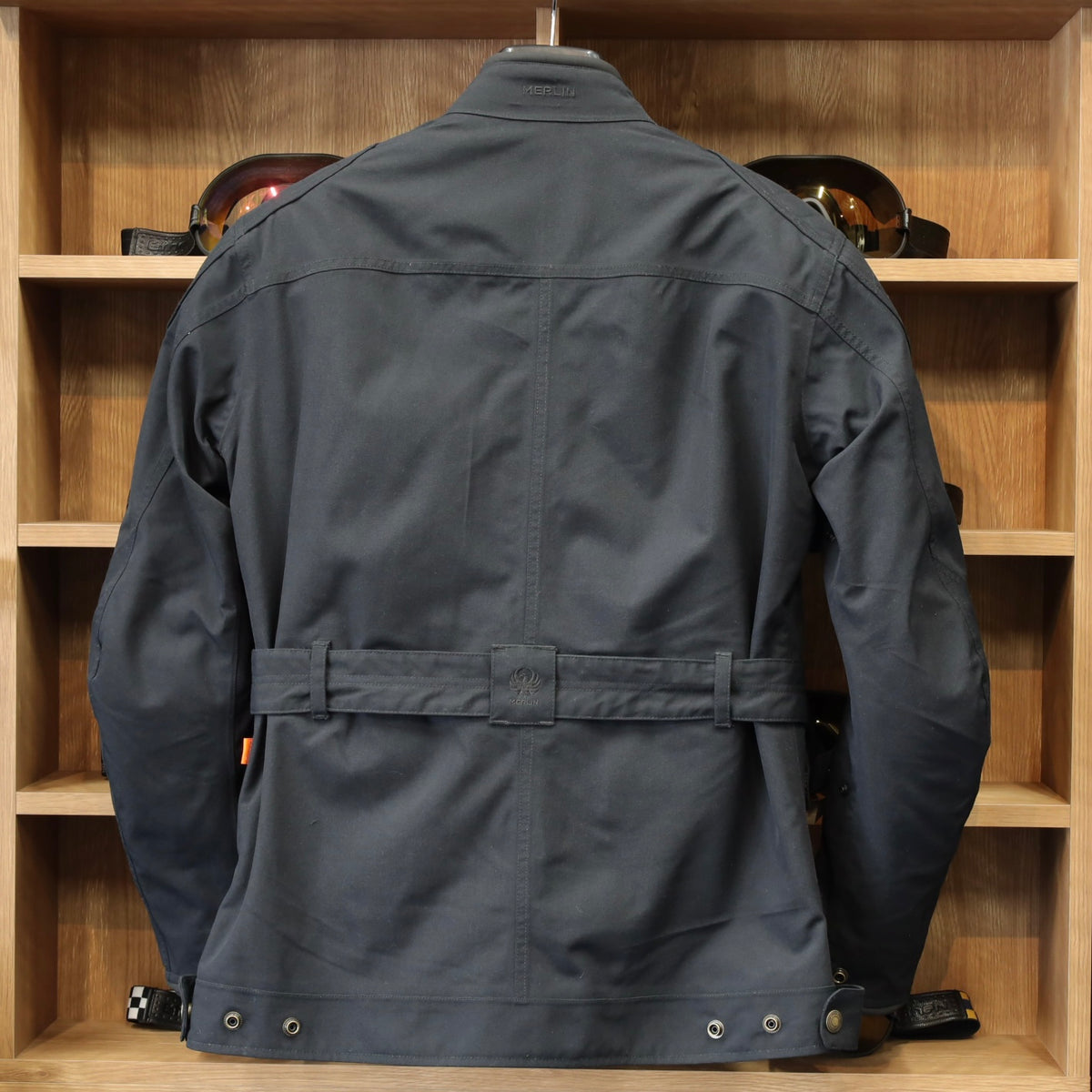MERLIN マーリン 防水 エコラミネートジャケット ”Burslem Eco Laminated Jacket” 【ブラック】