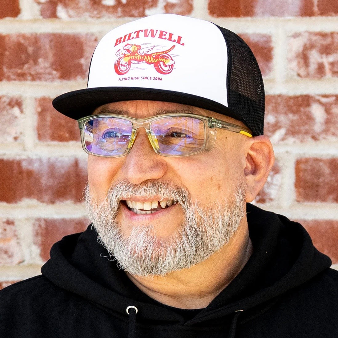 Biltwell ビルトウェル メッシュキャップ "Tiger Trucker Hat" 【ブラック/ホワイト】