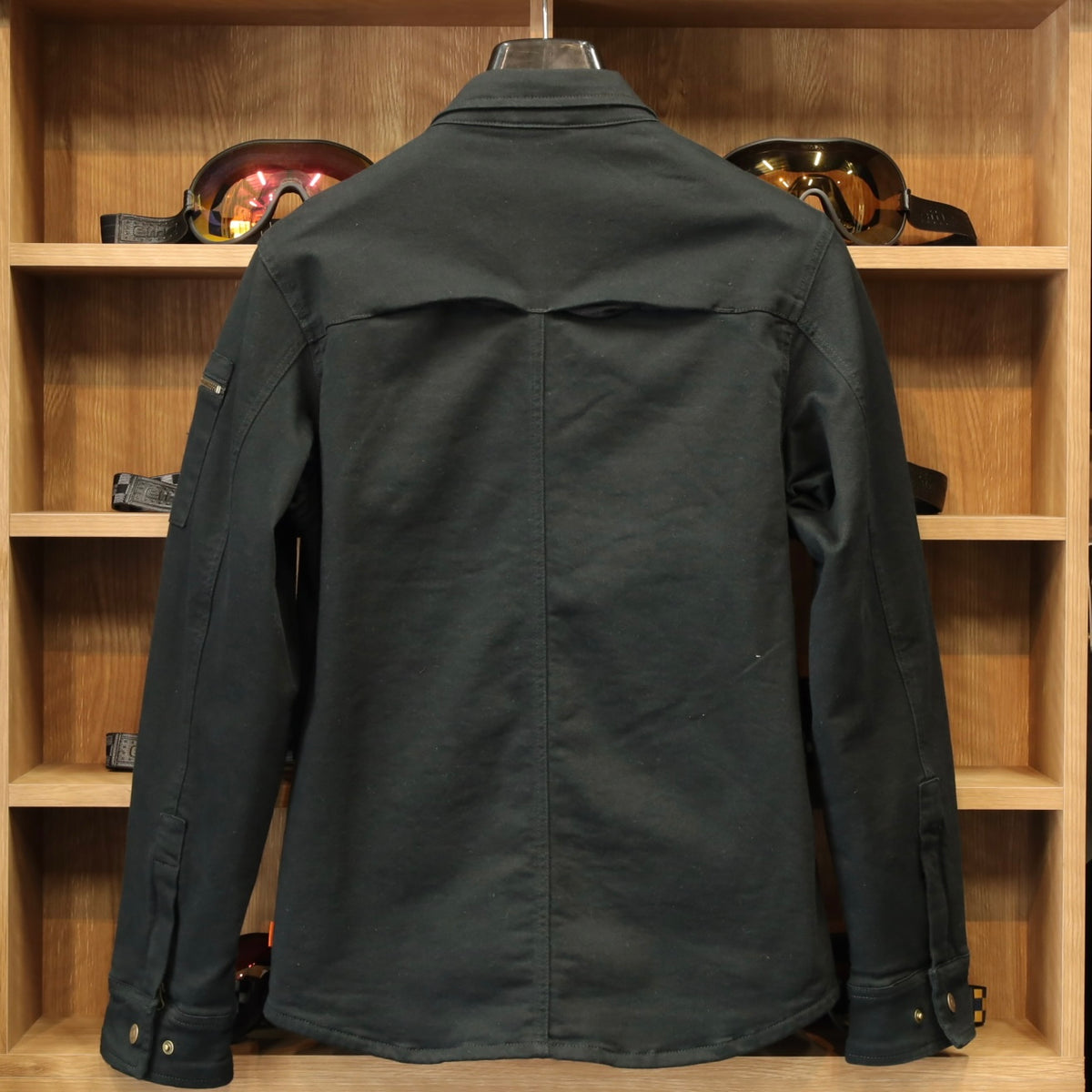 ストレッチシャツジャケット  ”Brody D3O Single Layer Riding Shirt”【ブラック】
