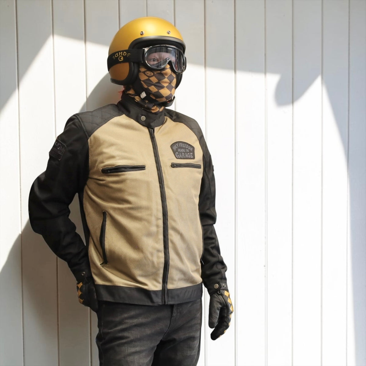 HOLYFREEDOM ホーリーフリーダム メッシュジャケット ”RETE GOLD 2025 JACKET”　【ブラック/ゴールド】