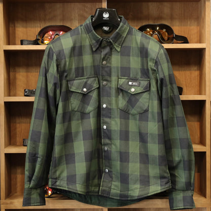 ライディングシャツジャケット  "Axe Protective Shirt"【グリーン】