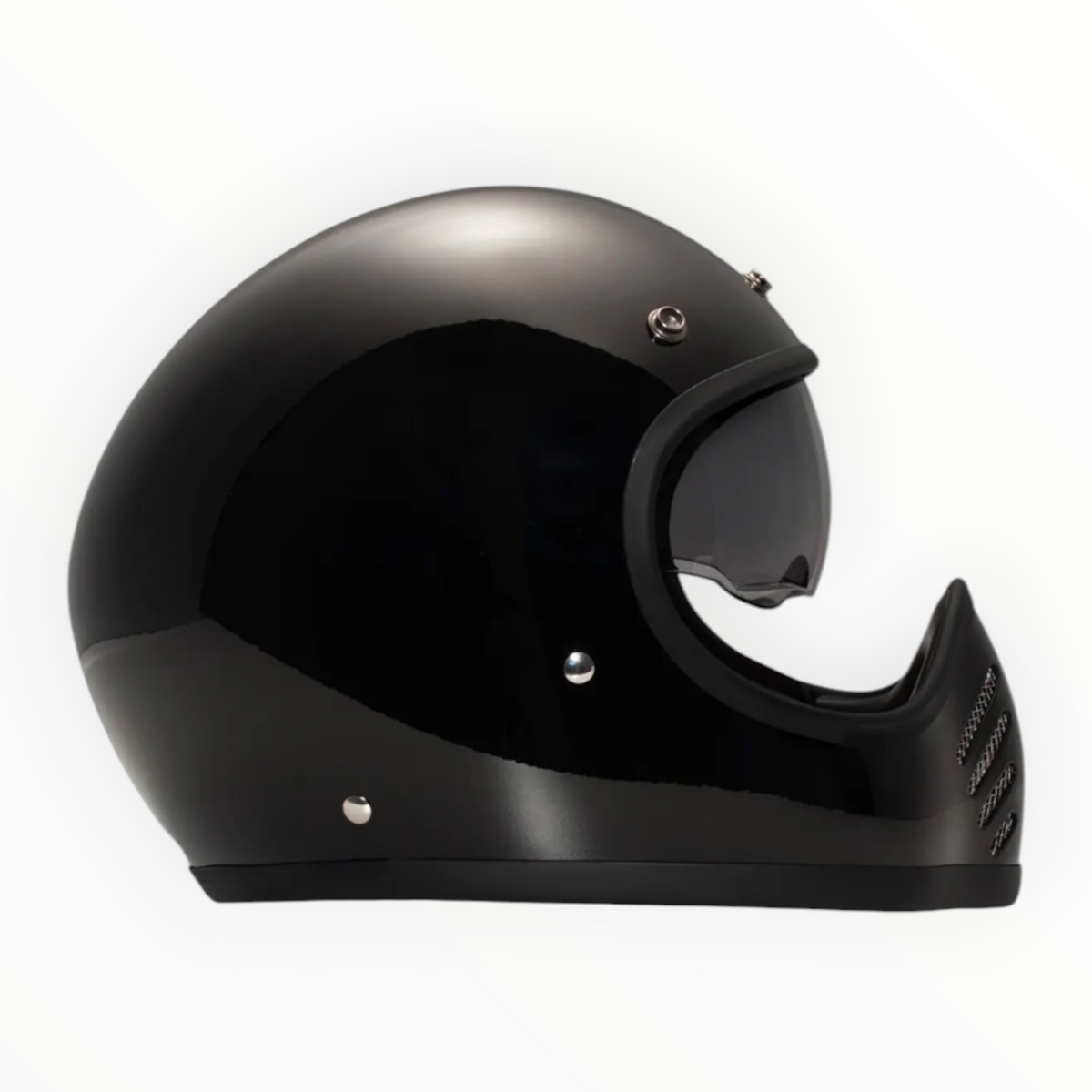 DMD フルフェイスヘルメット【SEVENTY SEVEN シリーズ】　”SOLID BLACK”  装飾品