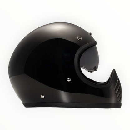 DMD フルフェイスヘルメット【SEVENTY SEVEN シリーズ】　”SOLID BLACK”  装飾品