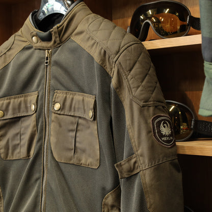 ワックスコットンメッシュジャケット  "Shenstone II Cotec Air Jacket"【オリーブ】