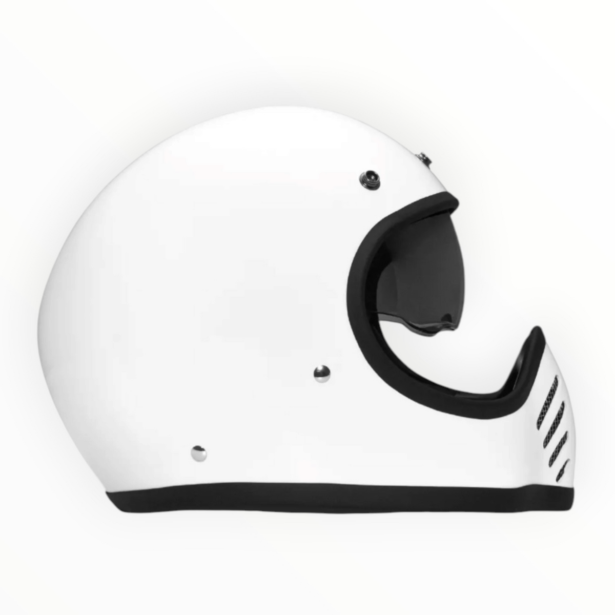 DMD フルフェイスヘルメット【SEVENTY SEVEN シリーズ】　”WHITE”  装飾品