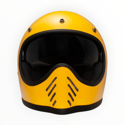 DMD フルフェイスヘルメット【SEVENTY SEVEN シリーズ】　”YELLOW”  装飾品