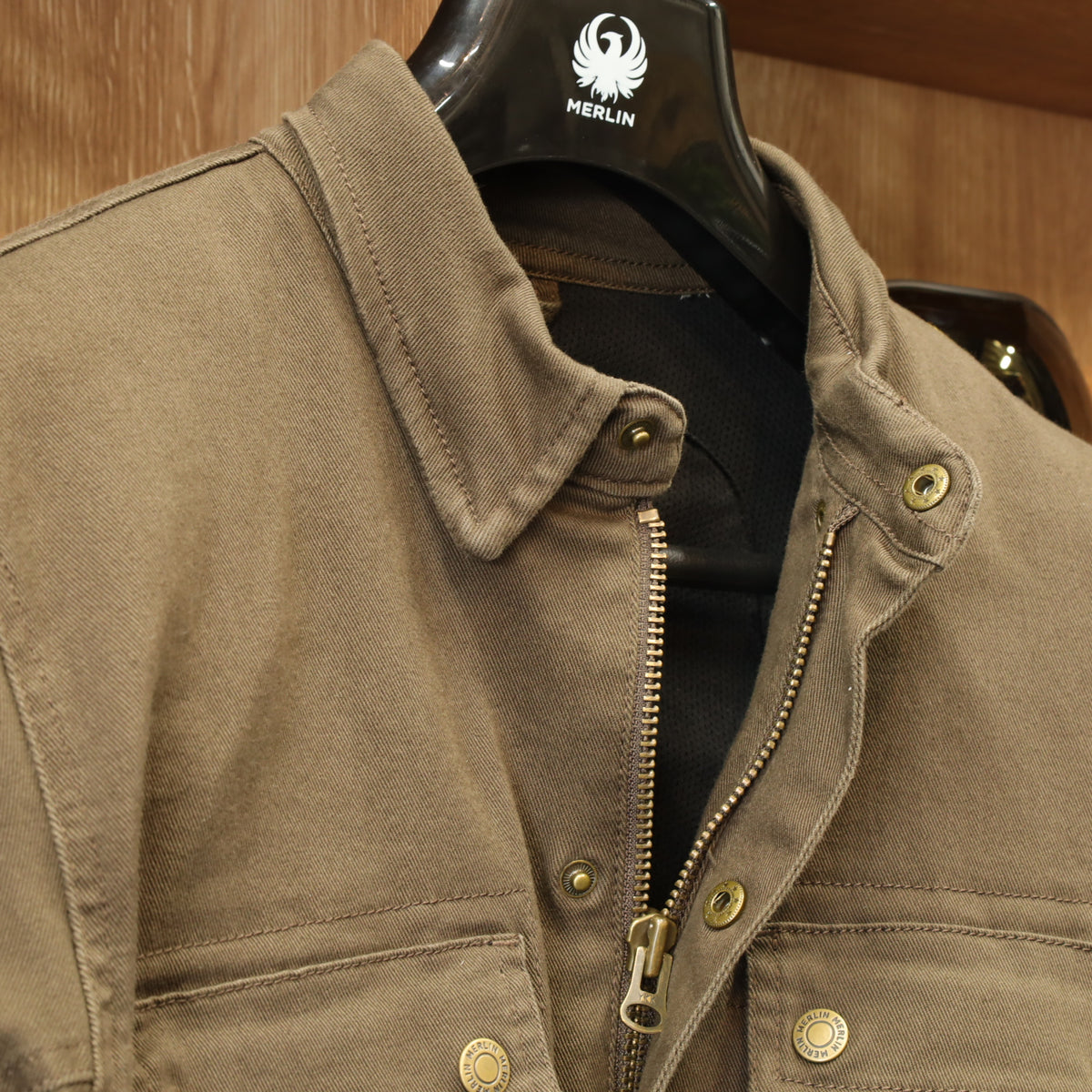 ストレッチシャツジャケット  ”Brody D3O Single Layer Riding Shirt”【ブラウン】