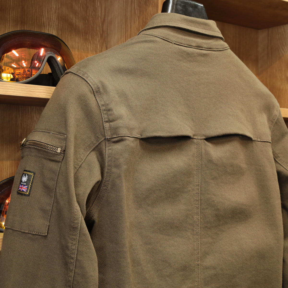 ストレッチシャツジャケット  ”Brody D3O Single Layer Riding Shirt”【ブラウン】