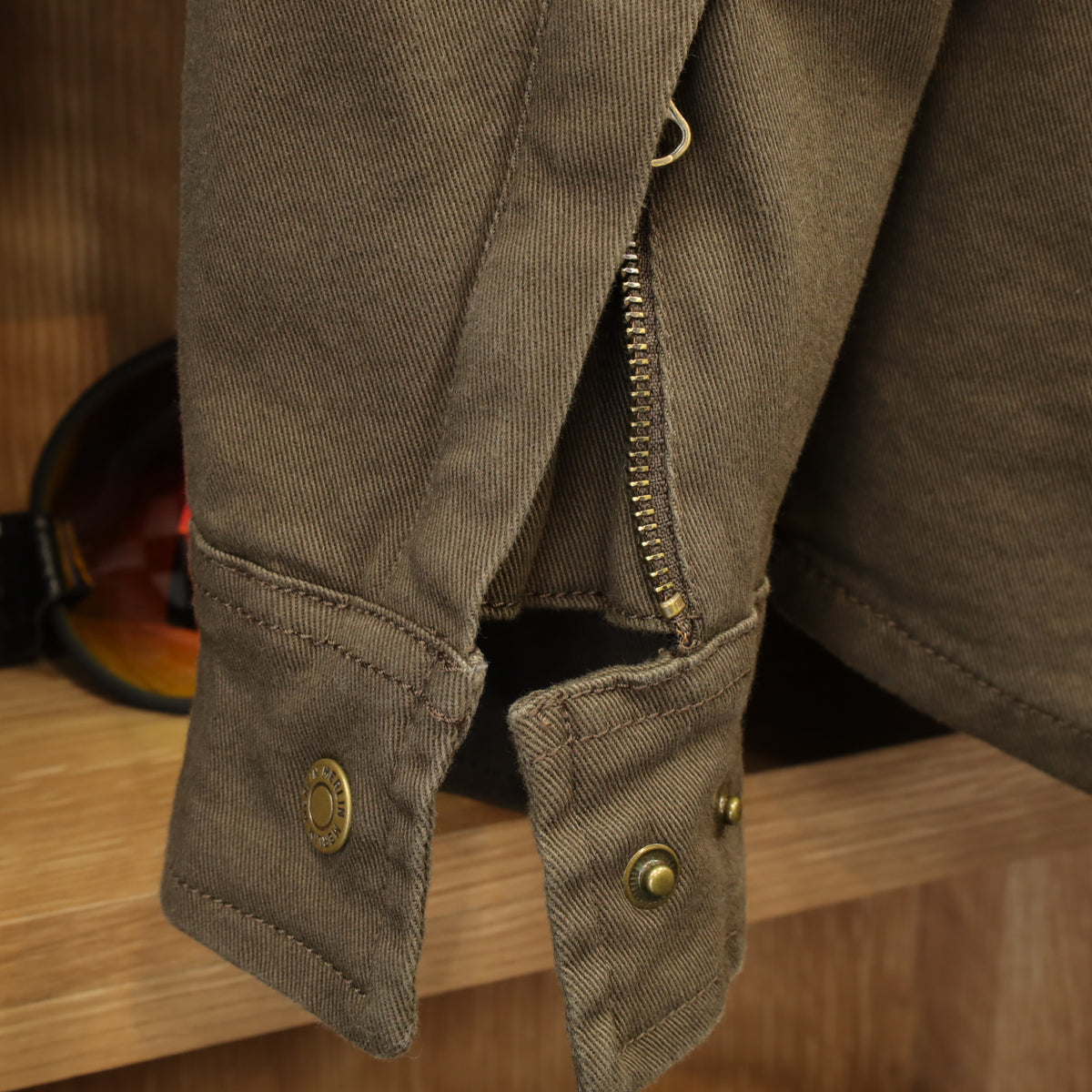 ストレッチシャツジャケット  ”Brody D3O Single Layer Riding Shirt”【ブラウン】