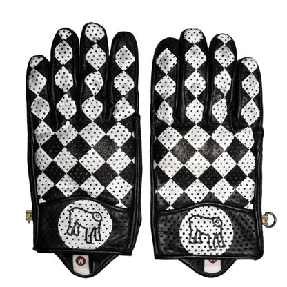 HOLYFREEDOM ホーリーフリーダム パンチングレザーグローブ "BULLIT GLOVES 2026" 【ホワイト/ブラック】
