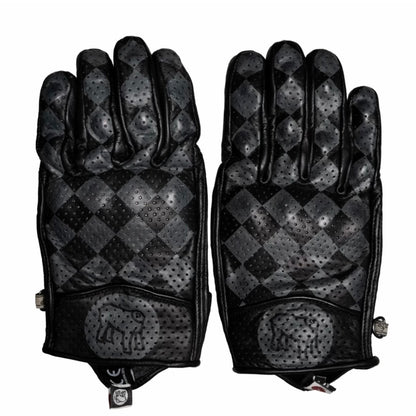 HOLYFREEDOM ホーリーフリーダム パンチングレザーグローブ "BULLIT GREY GLOVES 2026" 【グレー/ブラック】