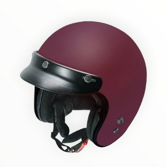 GARIBALDI（ガリバルディ）G02X ジェットヘルメット【Matt Purple Red】装飾品