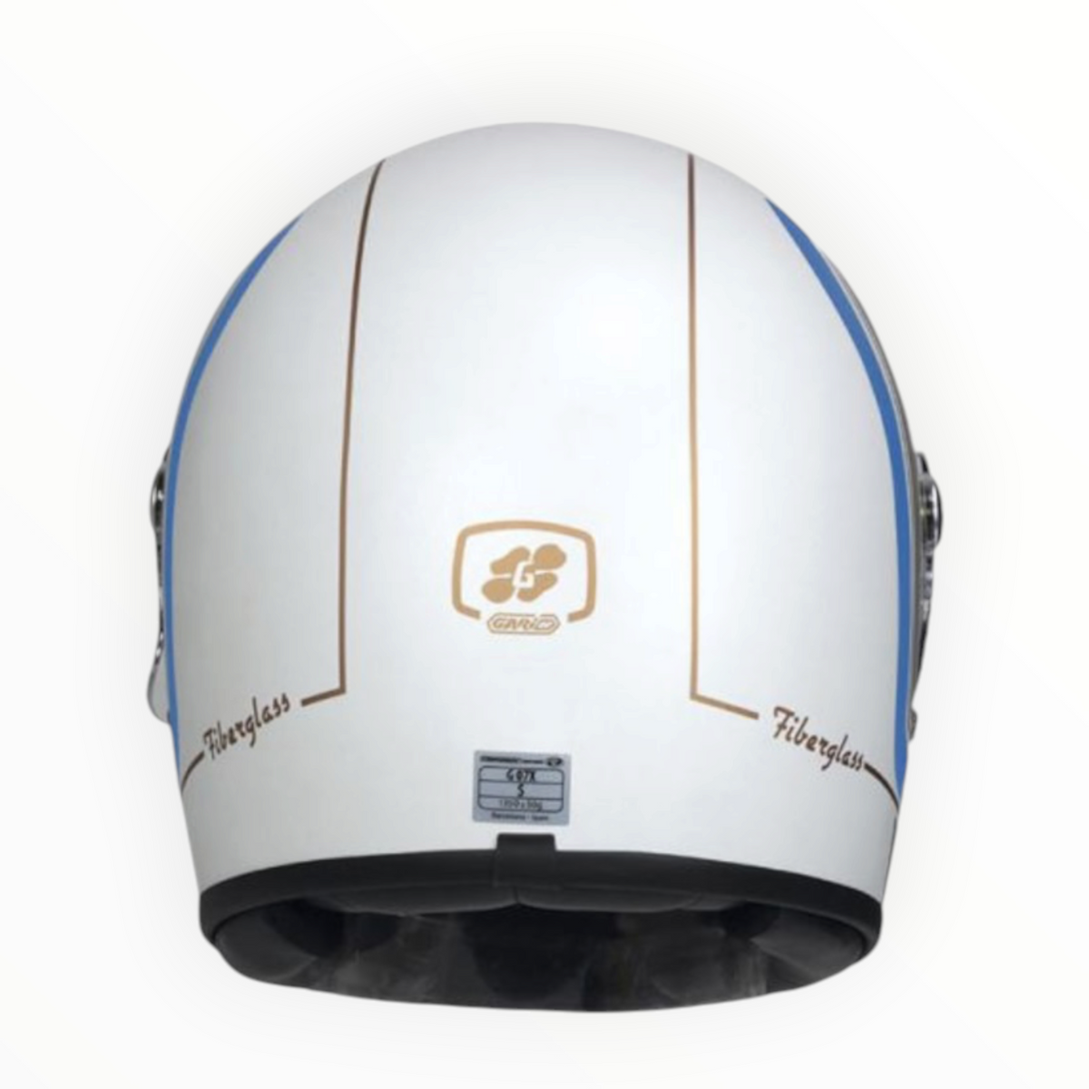 GARIBALDI（ガリバルディ）G07X フルフェイスヘルメット【Sendona Matt White】装飾品
