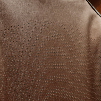 レザージャケット "Chase II D3O Perforated Jacket"【ブラウン/ブラック】