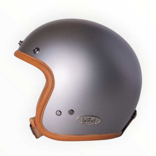 baruffaldi ROADSIDE ジェットヘルメット【MATT CHALK GREY】装飾品