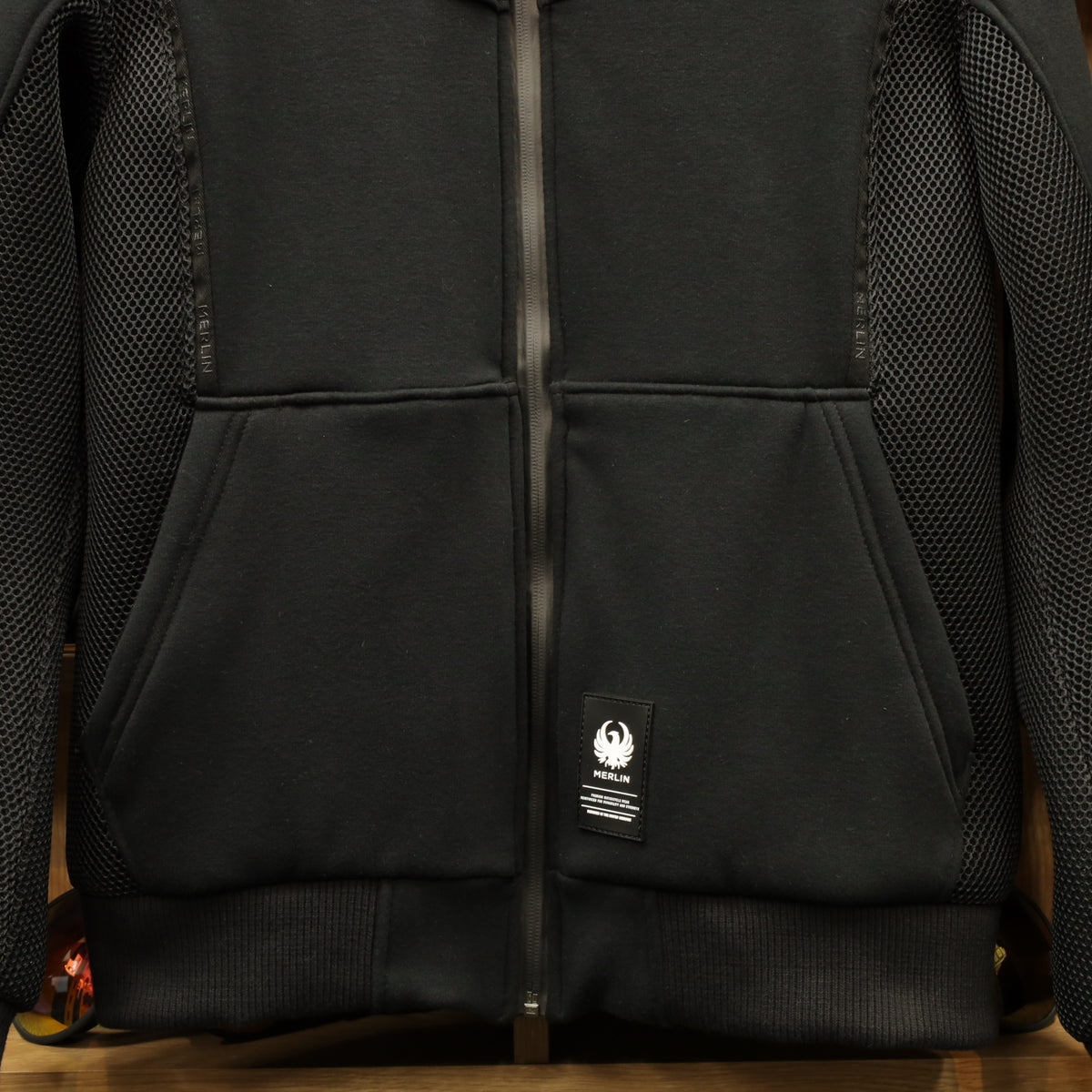 MERLIN マーリン ライディングメッシュパーカー ”Brecken D3O Air Mesh Hoody” 【ブラック】