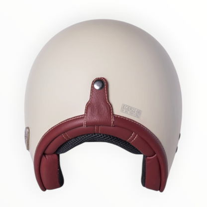 baruffaldi ROADSIDE ジェットヘルメット【MATT PEARL WHITE】装飾品
