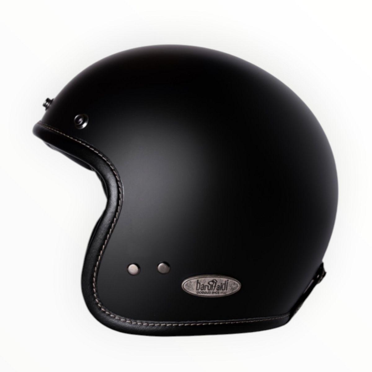 baruffaldi ROADSIDE ジェットヘルメット【MATT BLACK】装飾品