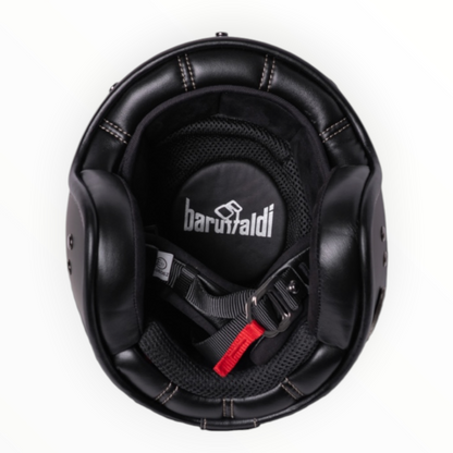baruffaldi ROADSIDE ジェットヘルメット【MATT BLACK】装飾品