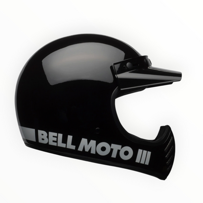 BELL Moto-3 フルフェイスヘルメット 【グロスブラック】装飾品