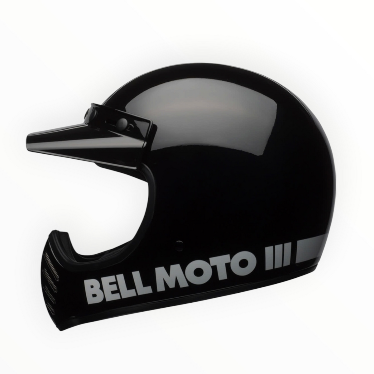 BELL Moto-3 フルフェイスヘルメット 【グロスブラック】装飾品