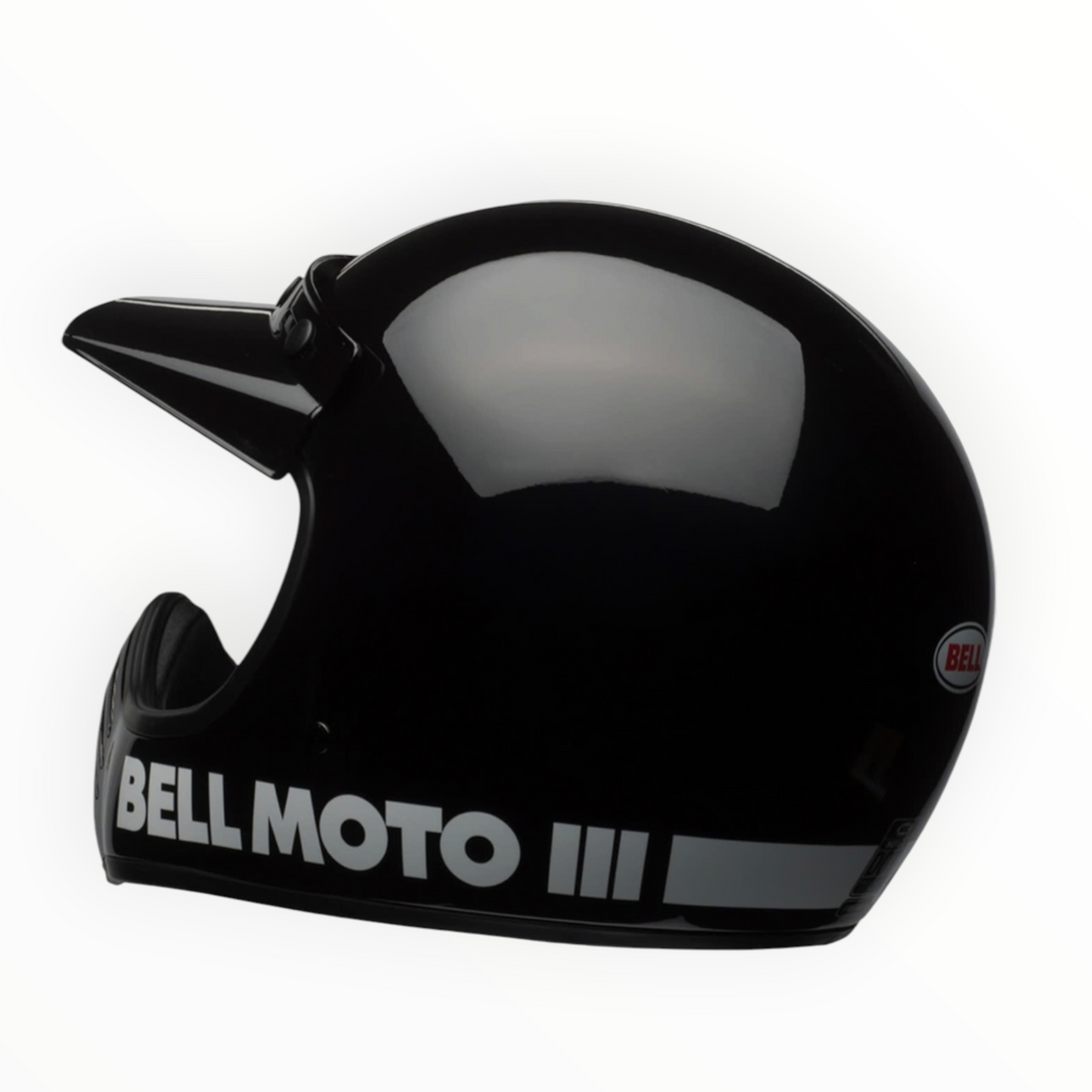 BELL Moto-3 フルフェイスヘルメット 【グロスブラック】装飾品