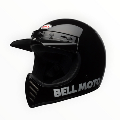 BELL Moto-3 フルフェイスヘルメット 【グロスブラック】装飾品