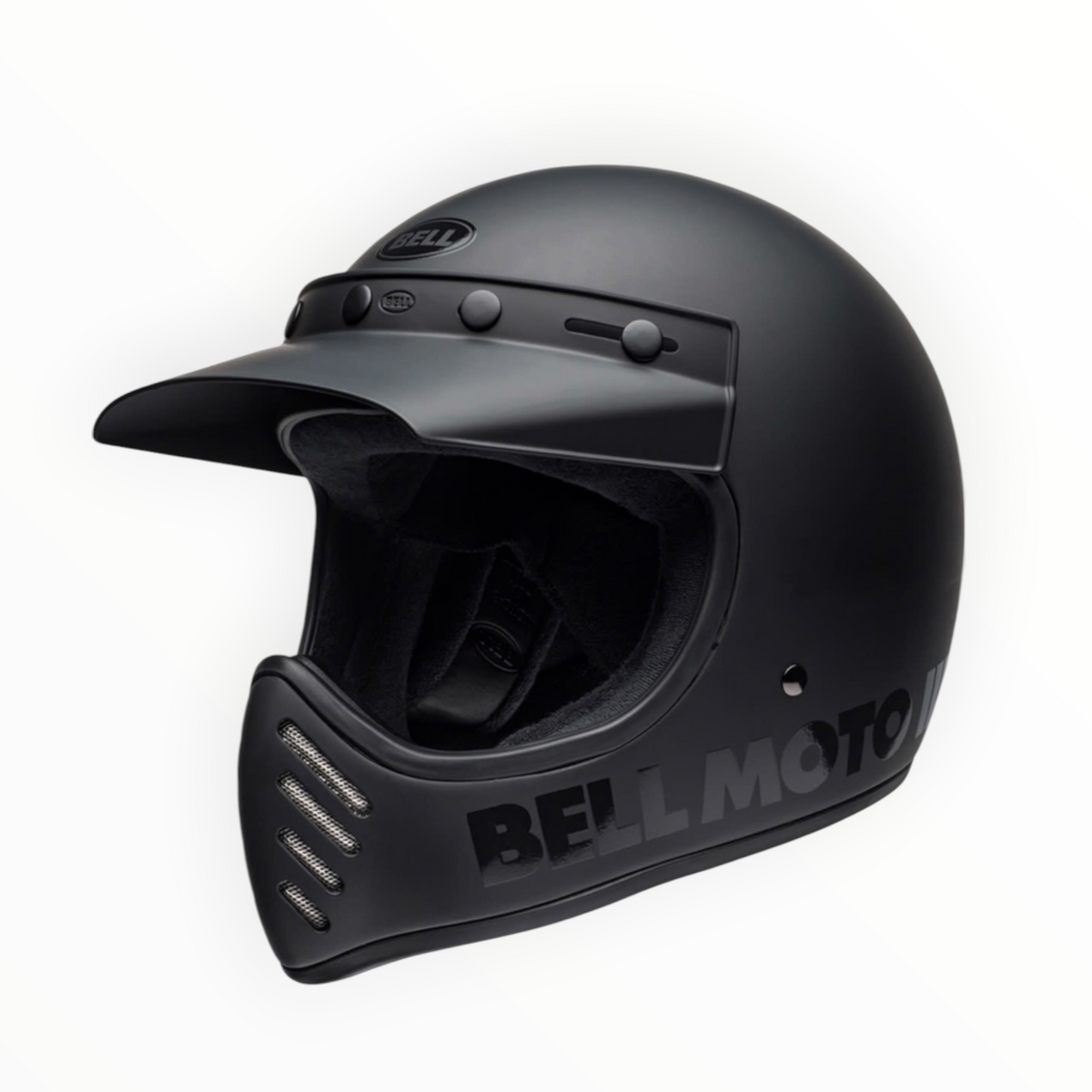 BELL Moto-3 フルフェイスヘルメット 【マットブラック】装飾品