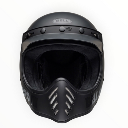 BELL Moto-3 フルフェイスヘルメット 【マットブラック】装飾品