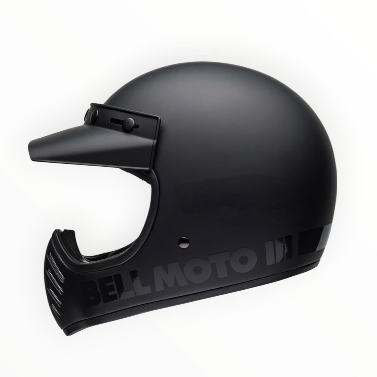 BELL Moto-3 フルフェイスヘルメット 【マットブラック】装飾品