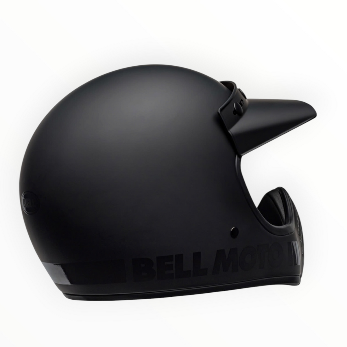 BELL Moto-3 フルフェイスヘルメット 【マットブラック】装飾品