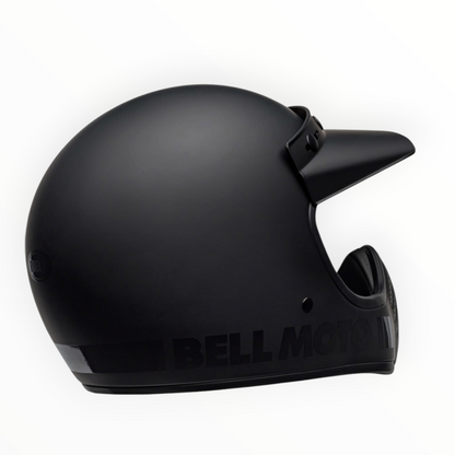 BELL Moto-3 フルフェイスヘルメット 【マットブラック】装飾品
