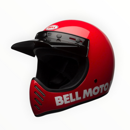 BELL Moto-3 フルフェイスヘルメット 【グロスレッド】装飾品