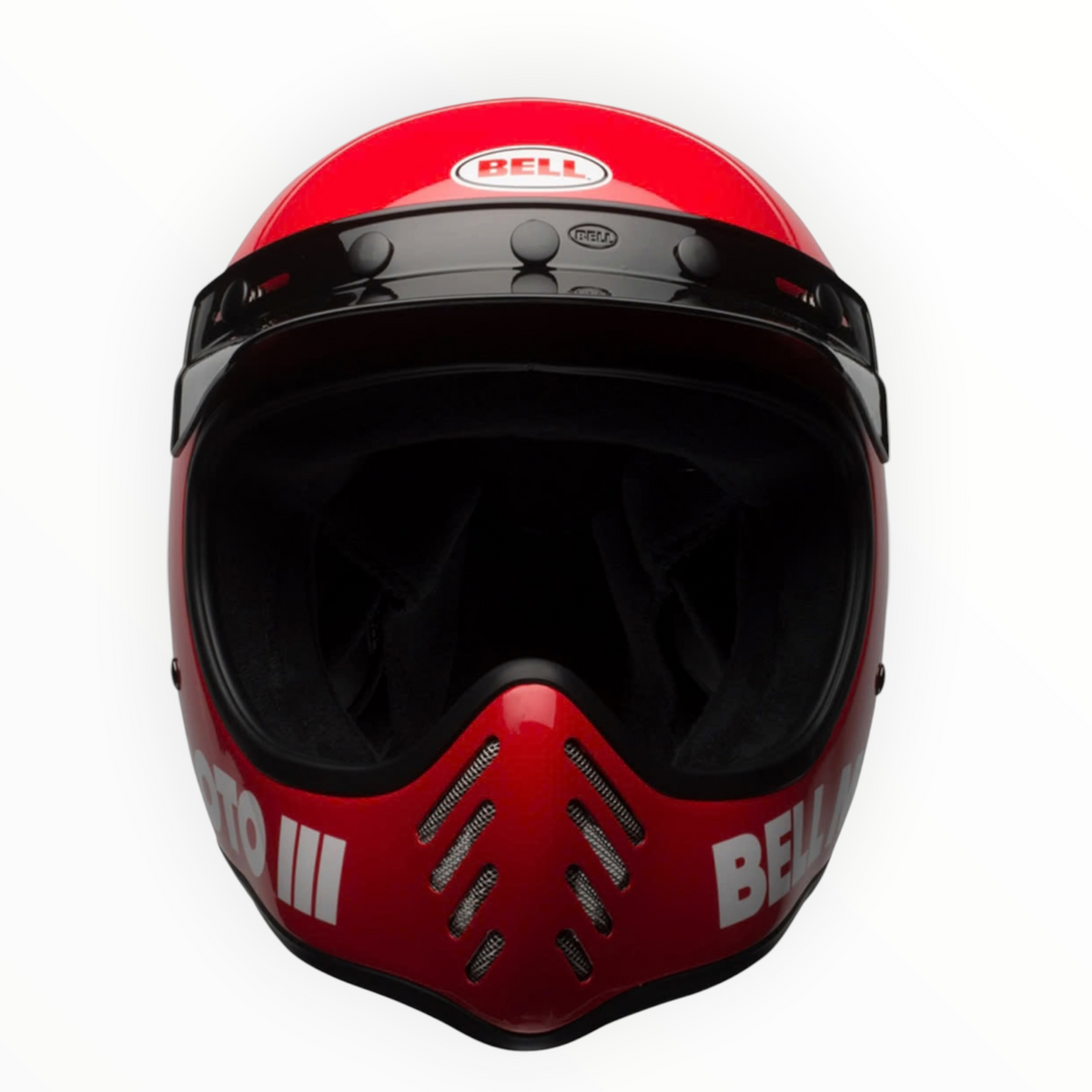 BELL Moto-3 フルフェイスヘルメット 【グロスレッド】装飾品