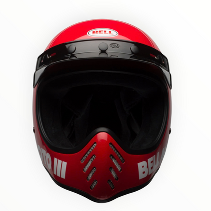 BELL Moto-3 フルフェイスヘルメット 【グロスレッド】装飾品