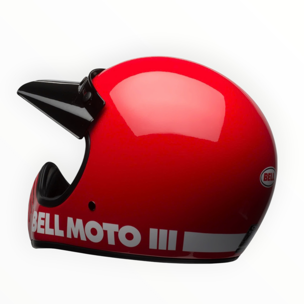 BELL Moto-3 フルフェイスヘルメット 【グロスレッド】装飾品