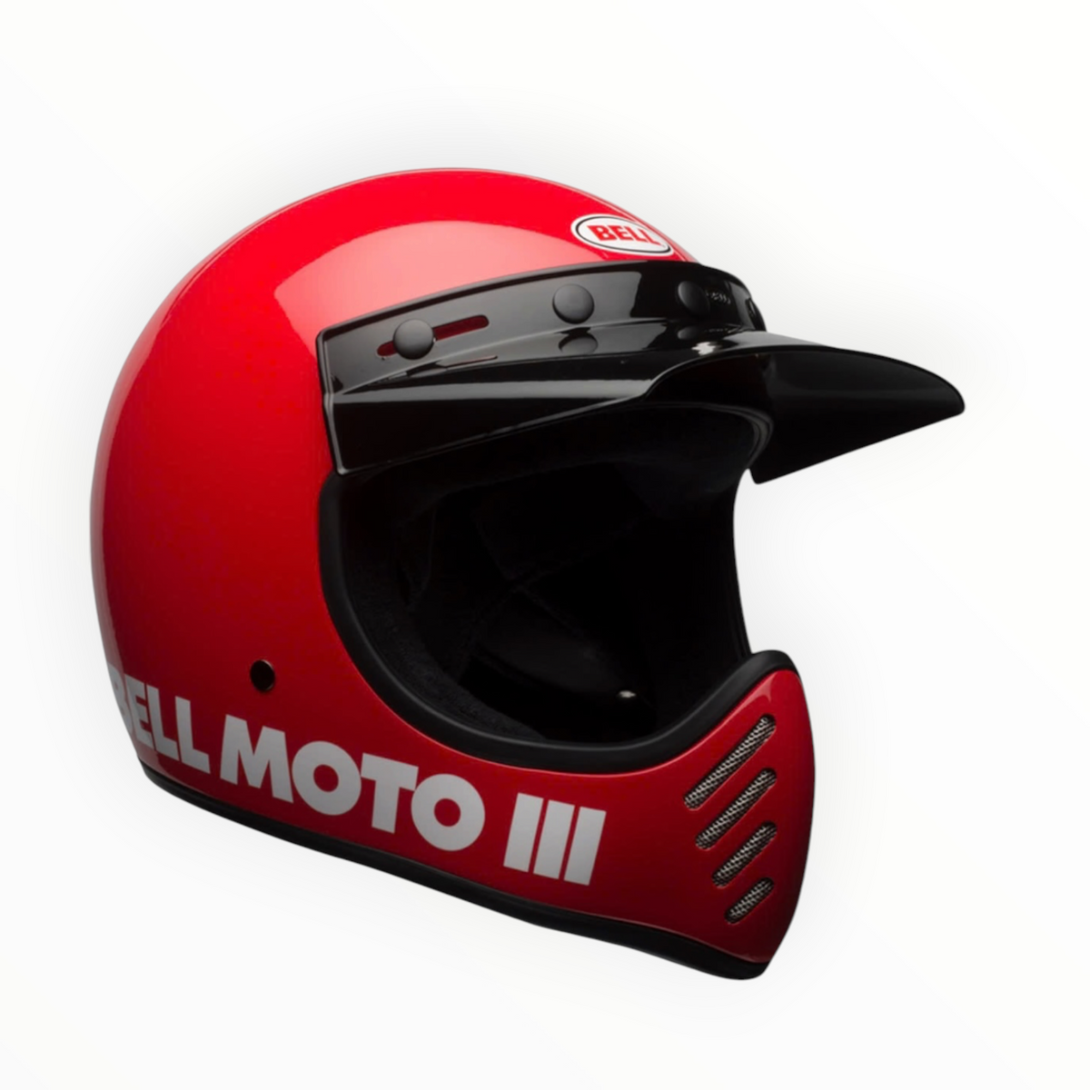 BELL Moto-3 フルフェイスヘルメット 【グロスレッド】装飾品