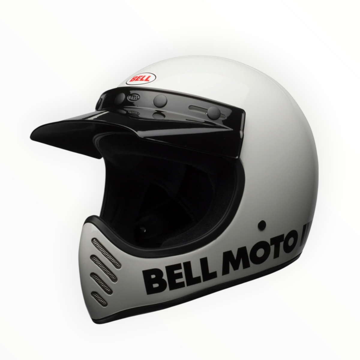 BELL Moto-3 フルフェイスヘルメット 【グロスホワイト】装飾品