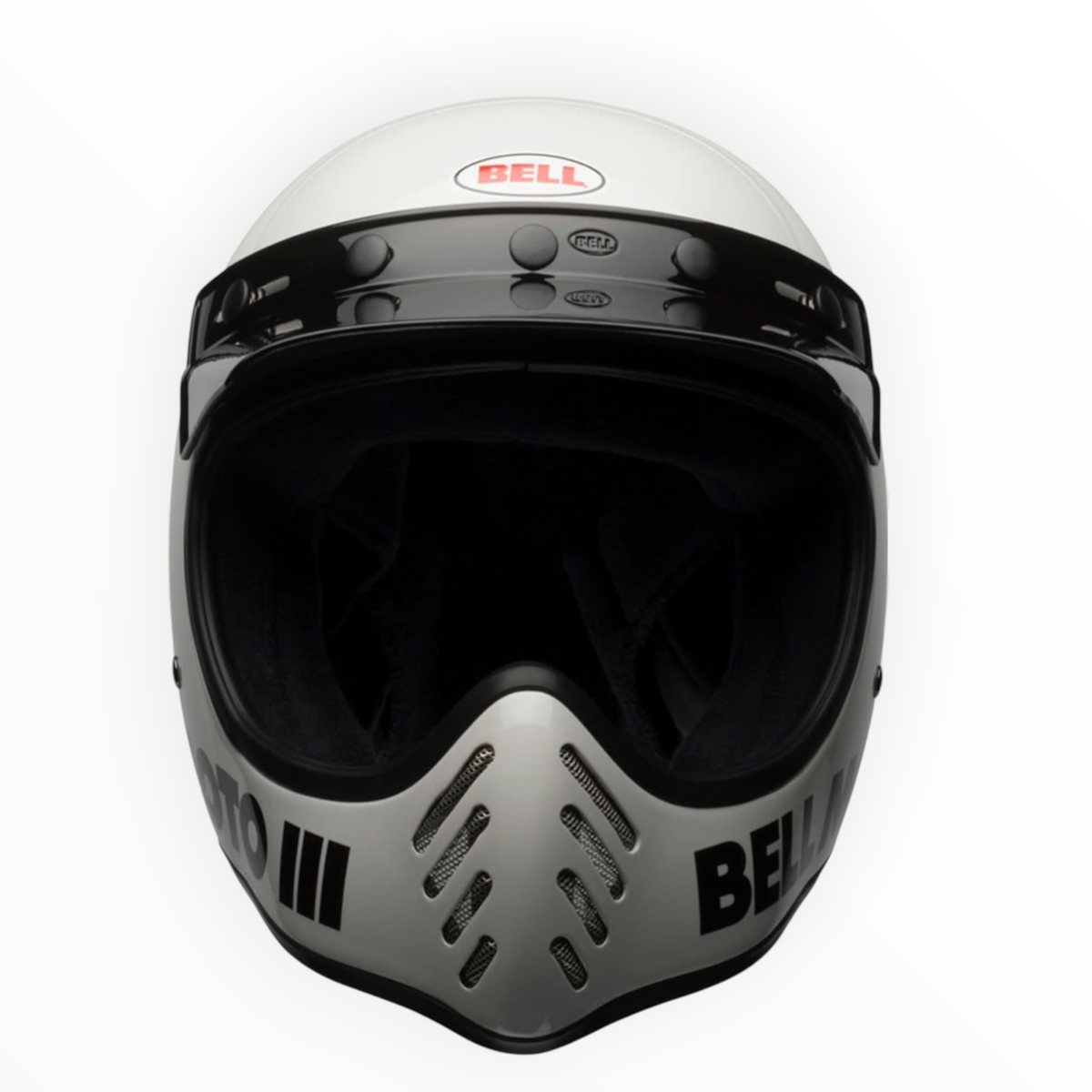 BELL Moto-3 フルフェイスヘルメット 【グロスホワイト】装飾品