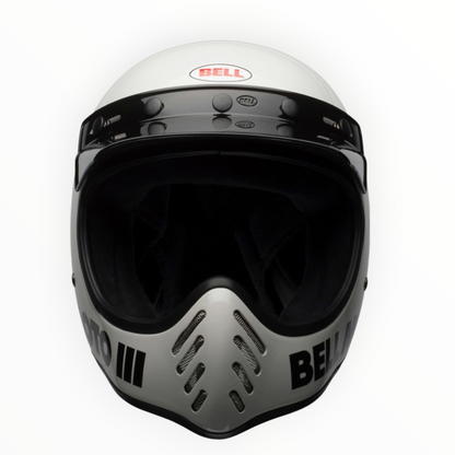 BELL Moto-3 フルフェイスヘルメット 【グロスホワイト】装飾品