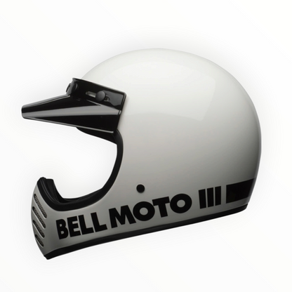 BELL Moto-3 フルフェイスヘルメット 【グロスホワイト】装飾品