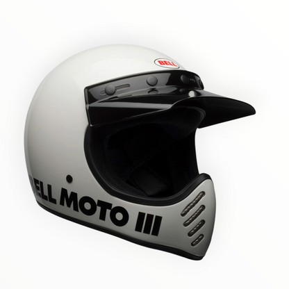 BELL Moto-3 フルフェイスヘルメット 【グロスホワイト】装飾品