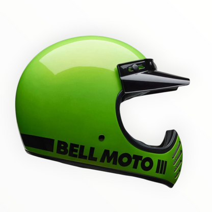 BELL Moto-3 フルフェイスヘルメット 【グリーン】装飾品