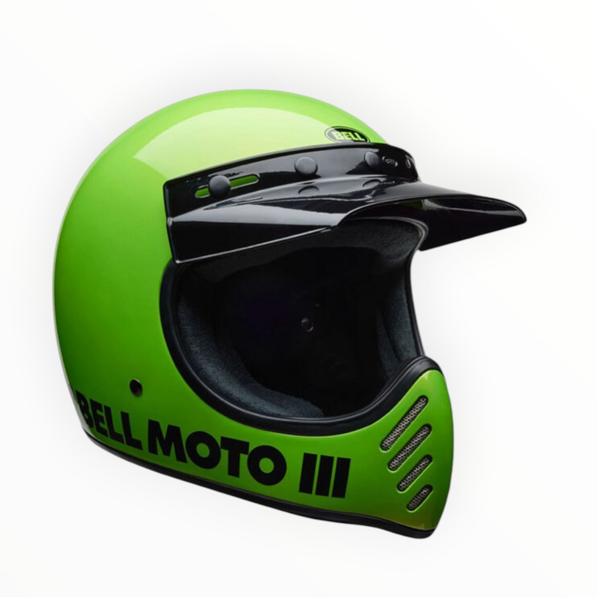 BELL Moto-3 フルフェイスヘルメット 【グリーン】装飾品