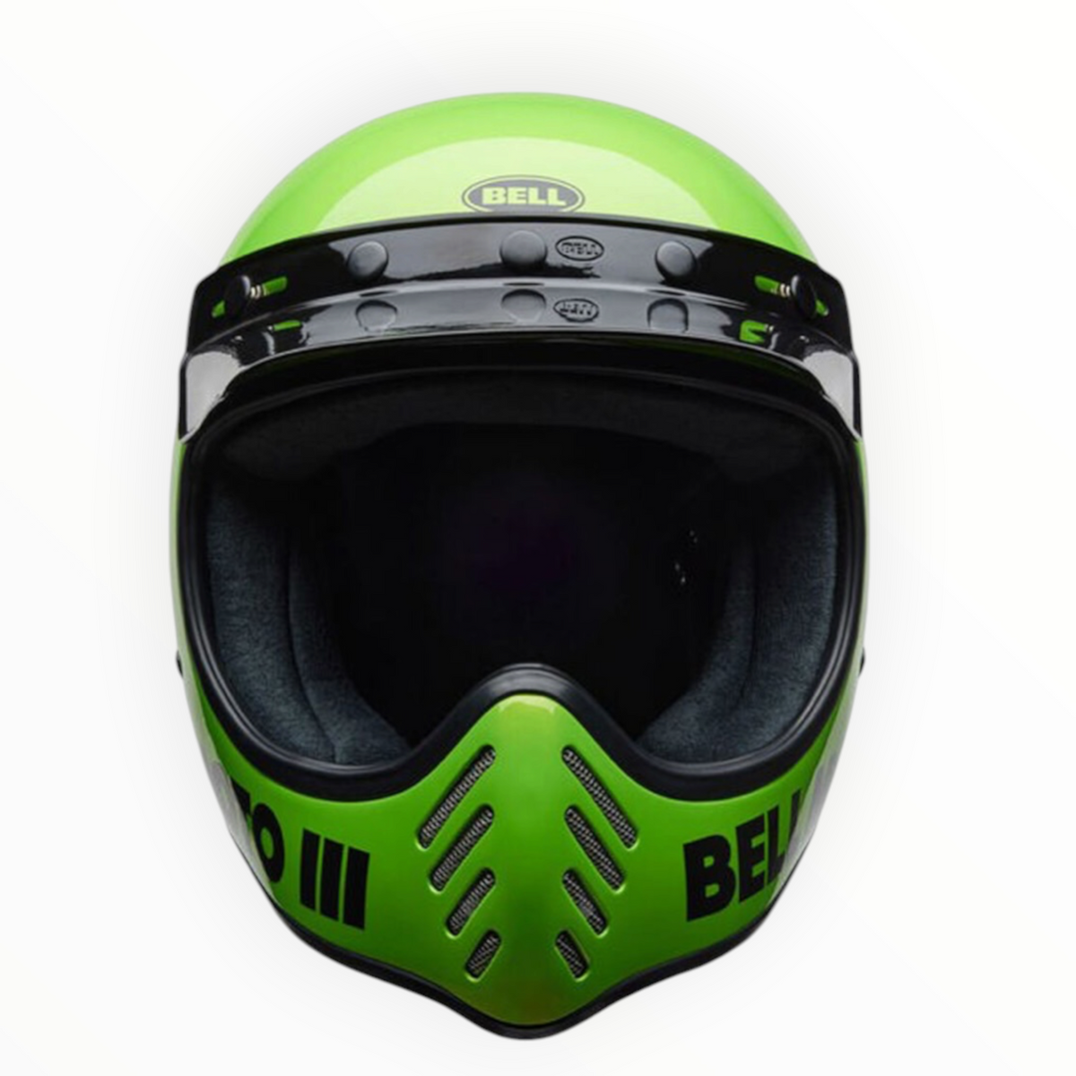 BELL Moto-3 フルフェイスヘルメット 【グリーン】装飾品