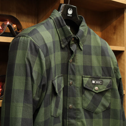 ライディングシャツジャケット  "Axe Protective Shirt"【グリーン】