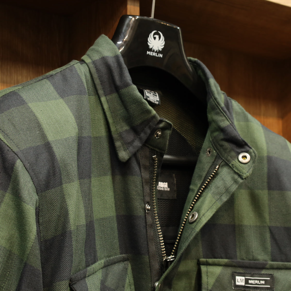 ライディングシャツジャケット  "Axe Protective Shirt"【グリーン】