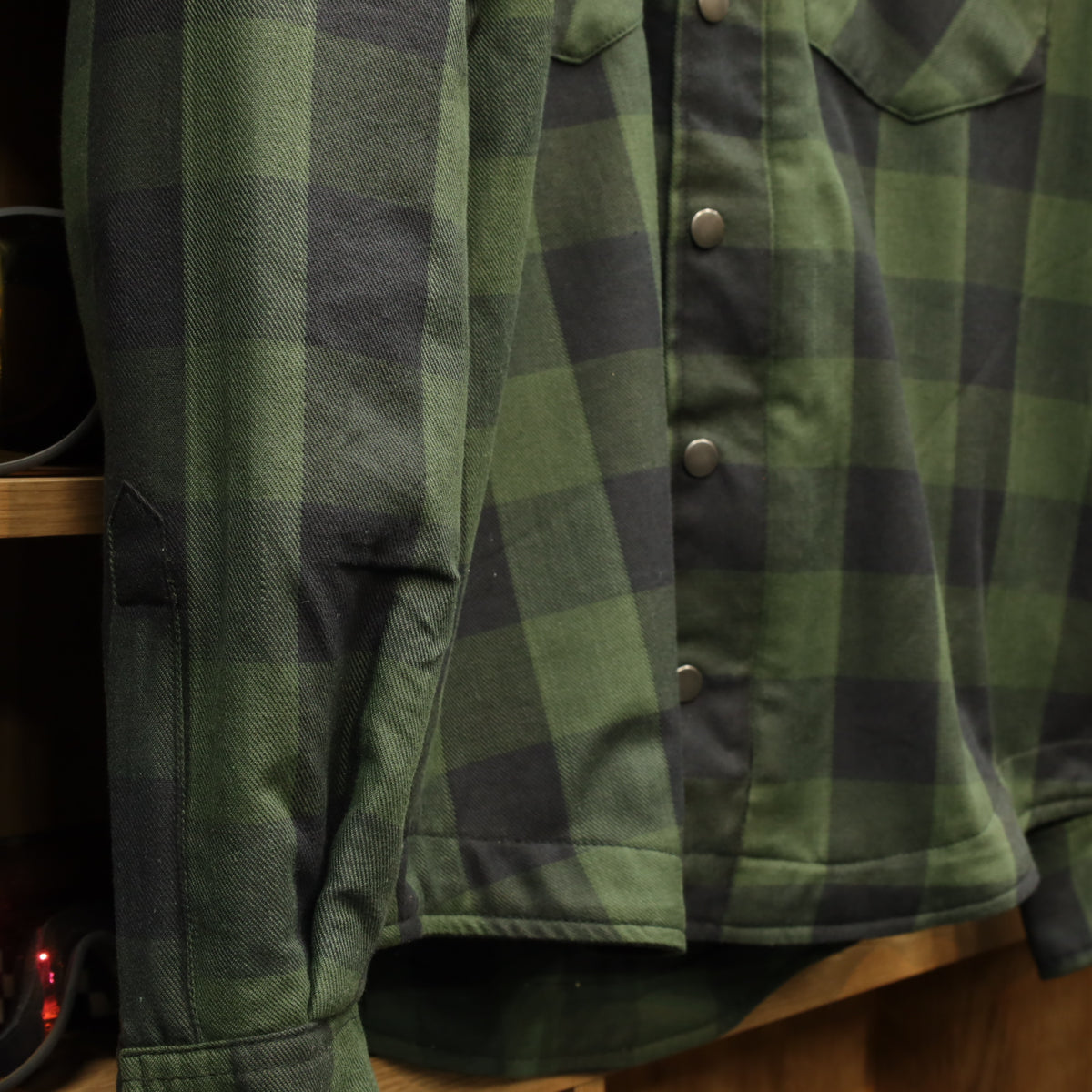 ライディングシャツジャケット  "Axe Protective Shirt"【グリーン】
