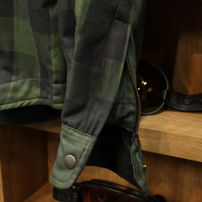 ライディングシャツジャケット  "Axe Protective Shirt"【グリーン】