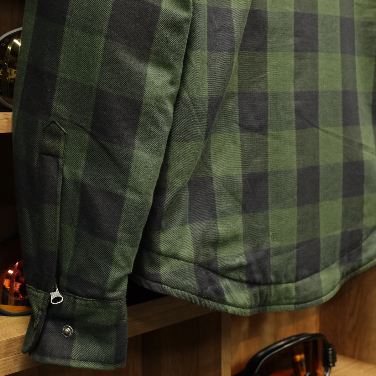 ライディングシャツジャケット  "Axe Protective Shirt"【グリーン】